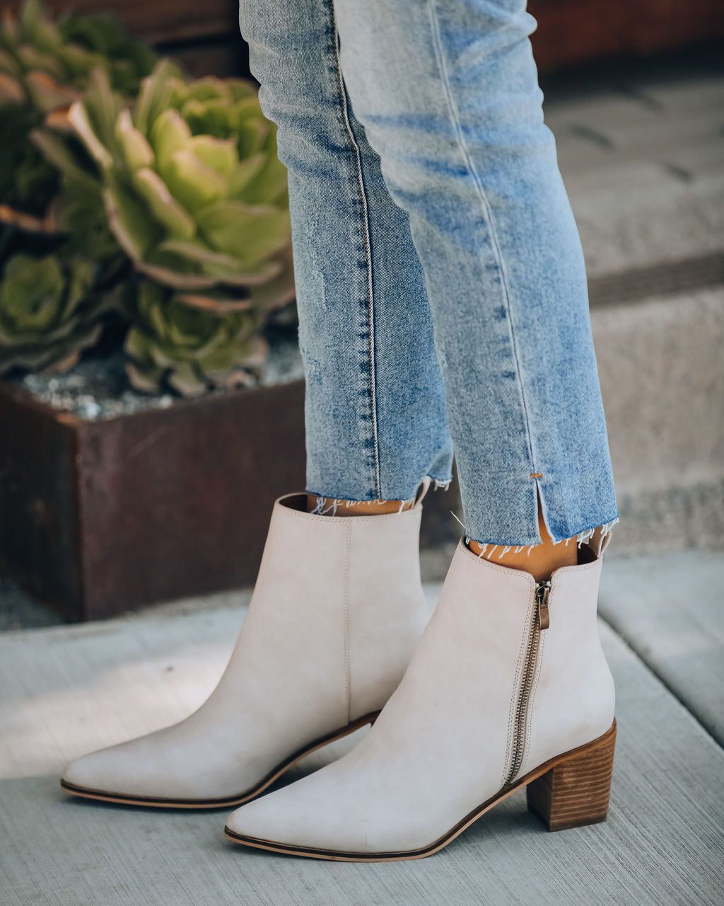 District Heeled Zip Bootie - Sand - FINAL SALE sold by Vici product image thumbnail 7