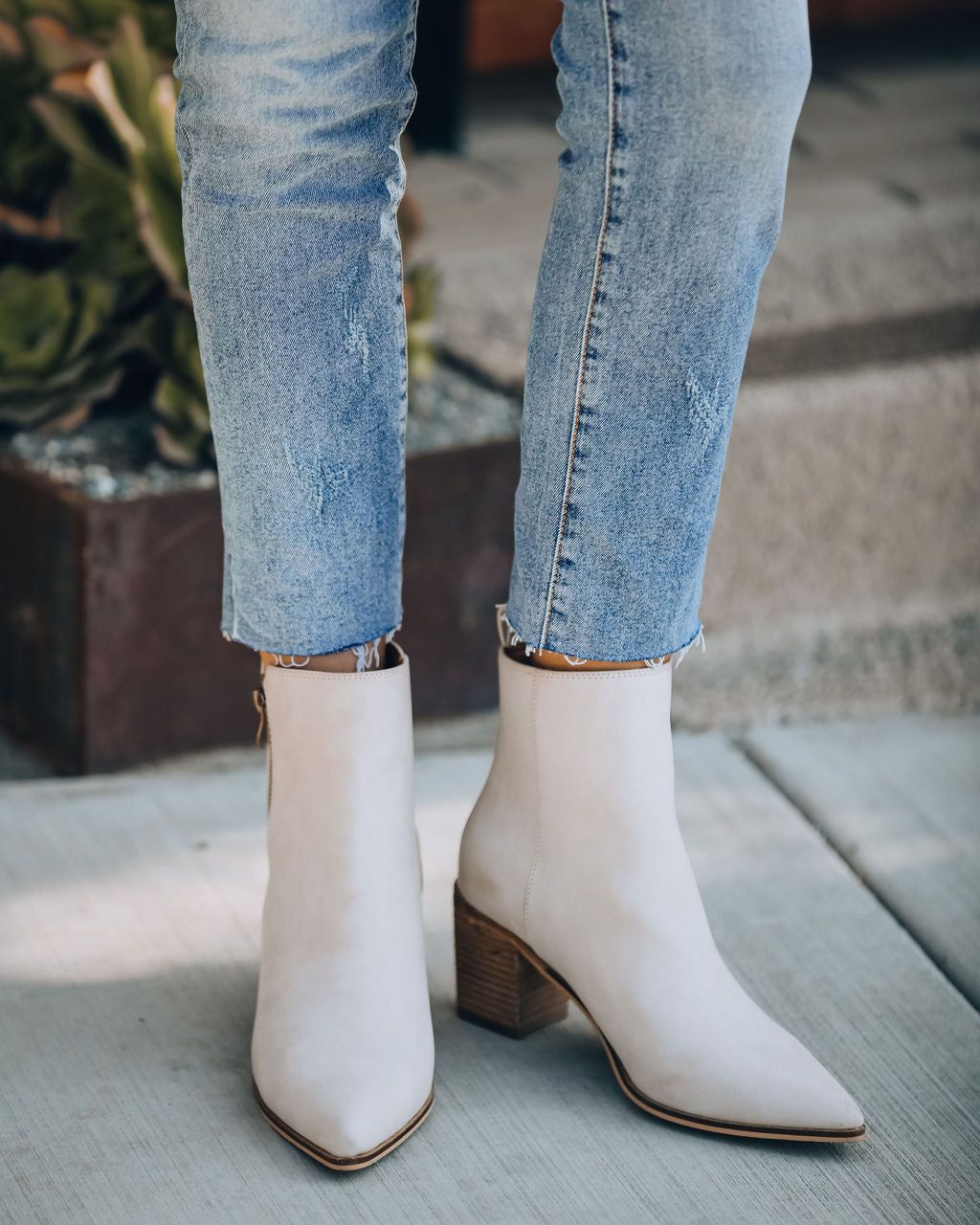 District Heeled Zip Bootie - Sand - FINAL SALE sold by Vici product image thumbnail 8