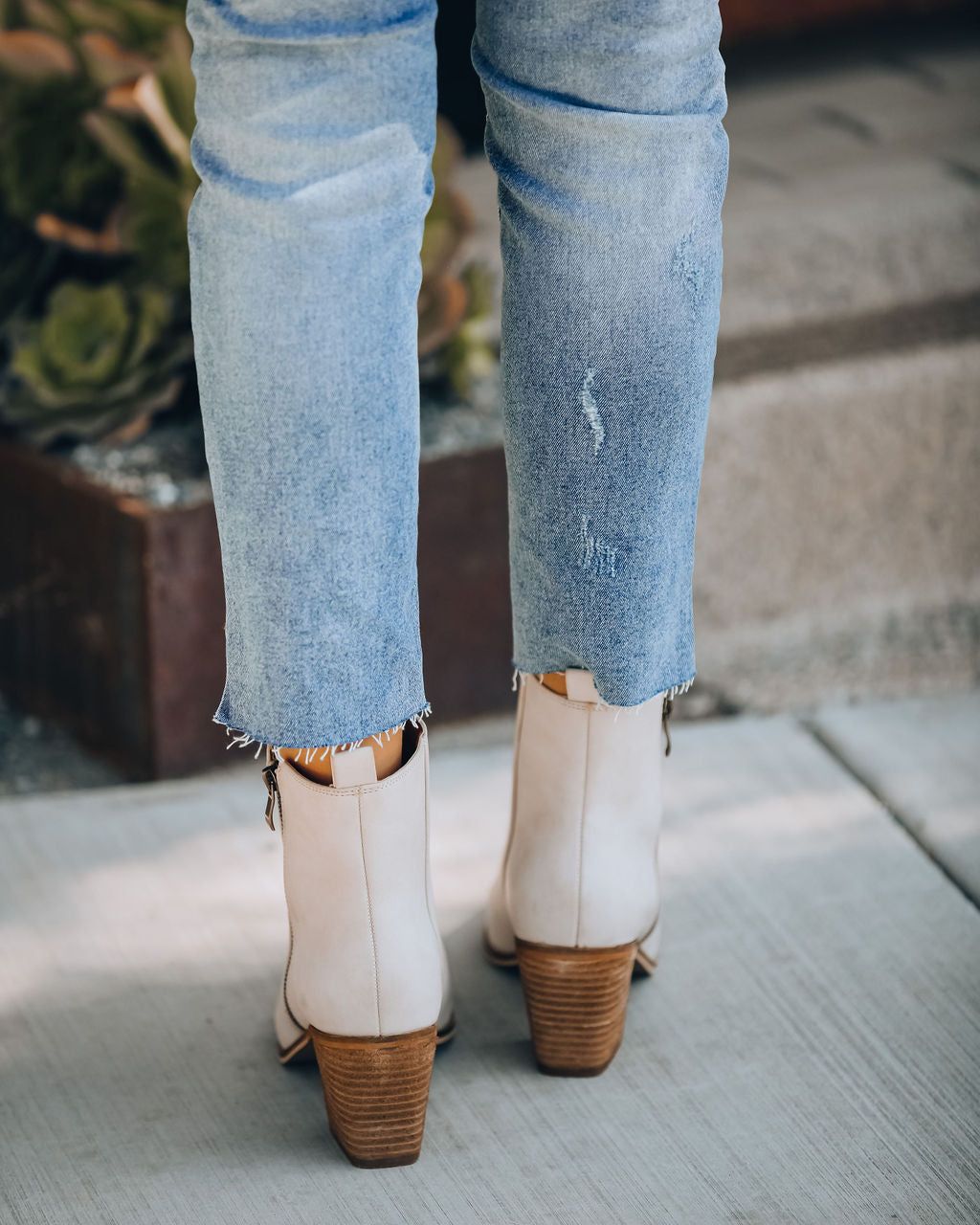 District Heeled Zip Bootie - Sand - FINAL SALE sold by Vici product image thumbnail 5