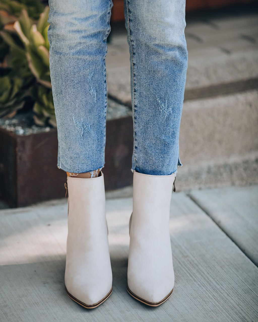 District Heeled Zip Bootie - Sand - FINAL SALE sold by Vici product image thumbnail 9