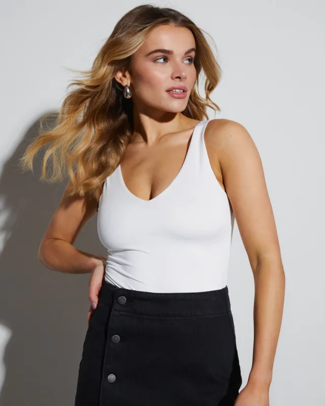 Charlee V-Neck Bodysuit sold by Vici