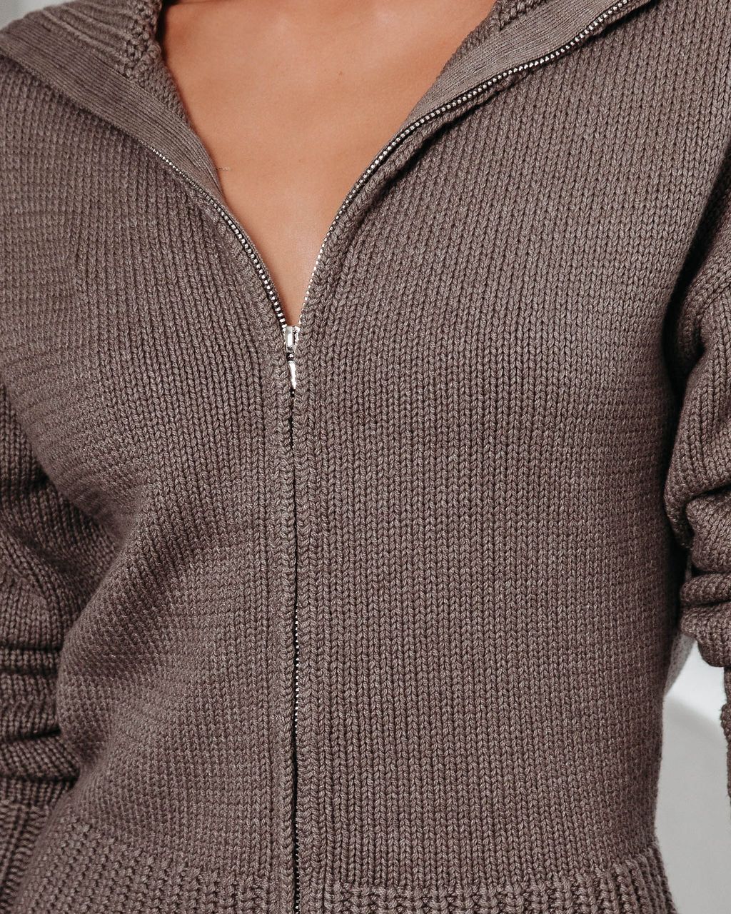 Elevated Comfort Zip Up Cardigan sold by Vici product image thumbnail 2