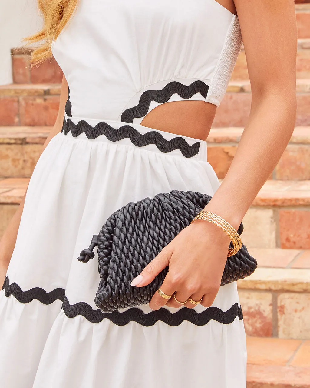 Emelina Woven Crossbody Bag sold by Vici product image thumbnail 5