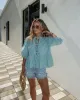 Sonia Bow Detail Puff Sleeve Top sold by Vici