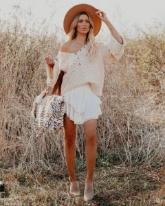 Viana Ruffle Tiered Crochet Mini Skirt - FINAL SALE sold by Vici