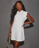 Elenora Embellished Collared Mini Dress sold by Vici