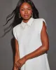 Elenora Embellished Collared Mini Dress sold by Vici