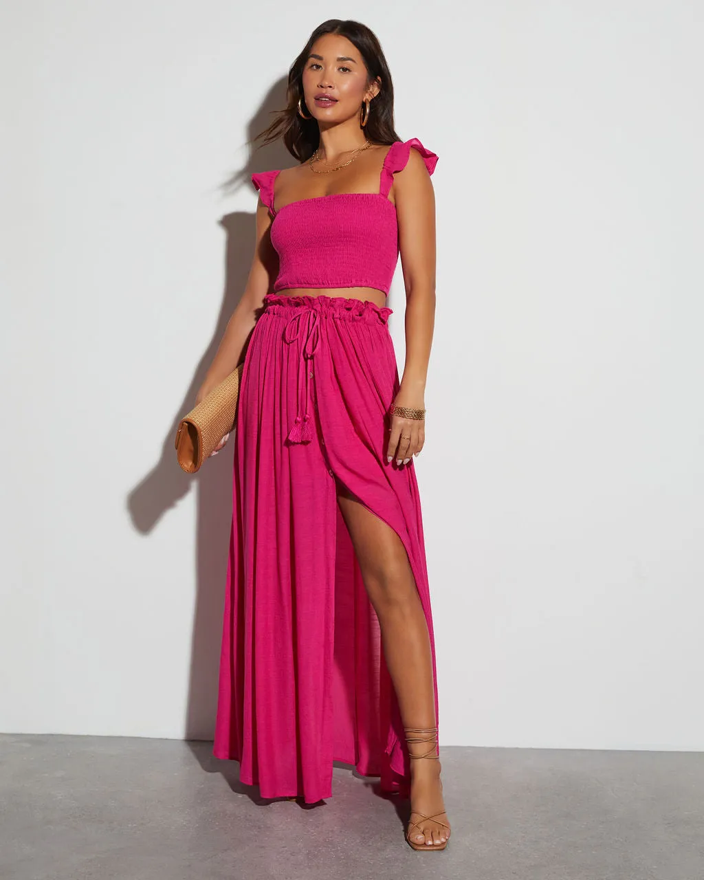 Posie Smocked Crop Top sold by Vici product image thumbnail 2