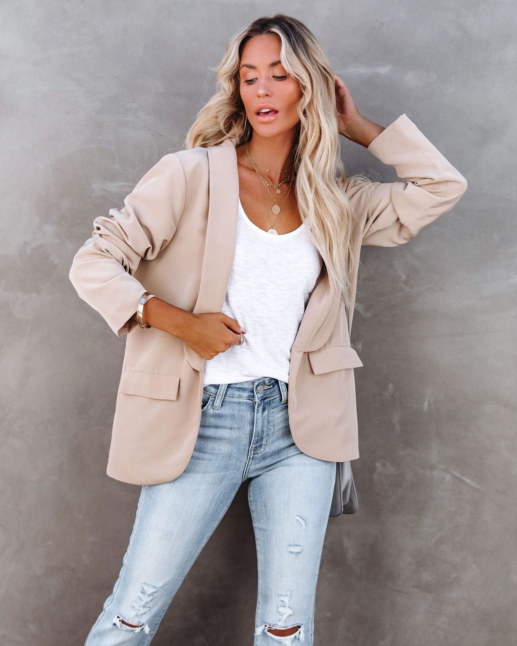 Rank And Style Pocketed Blazer - FINAL SALE sold by Vici product image thumbnail 10