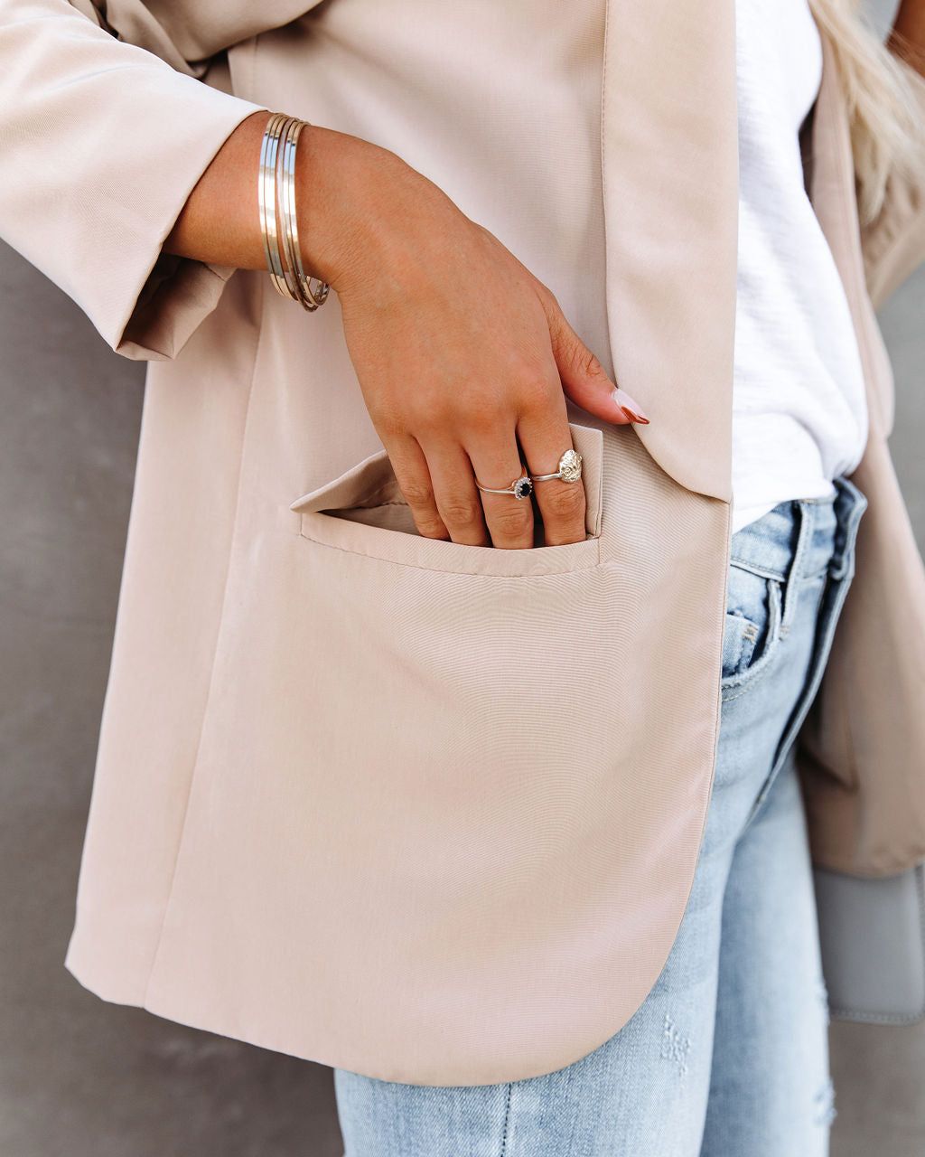 Rank And Style Pocketed Blazer - FINAL SALE sold by Vici product image thumbnail 4