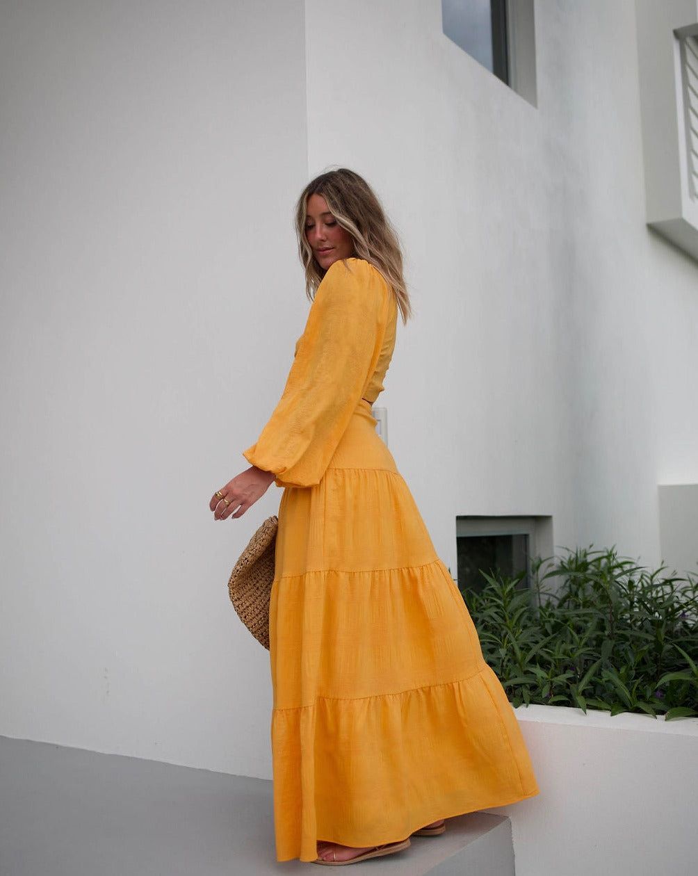 Elizabeth Tiered Maxi Skirt sold by Vici product image thumbnail 5