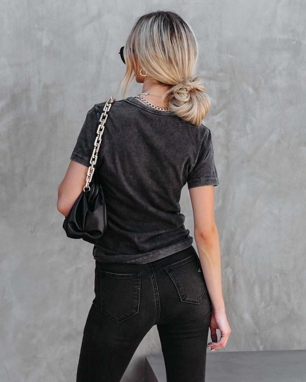 Skull On The Prowl Cotton Tee - FINAL SALE sold by Vici product image thumbnail 4