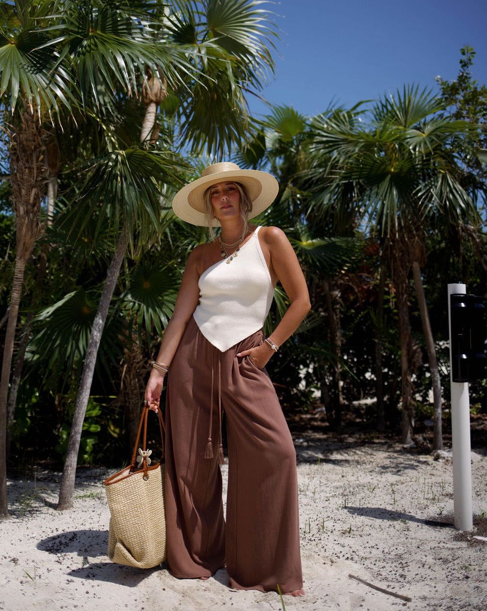 Jenna One Shoulder Knit Top sold by Vici product image thumbnail 5