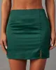 Kaito Satin Mini Skirt sold by Vici
