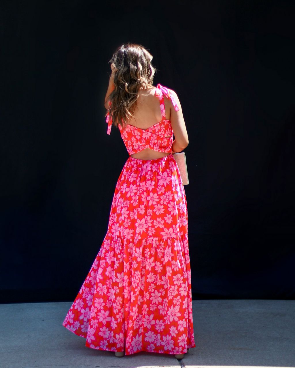 Cascais Smocked Maxi Dress sold by Vici product image thumbnail 2