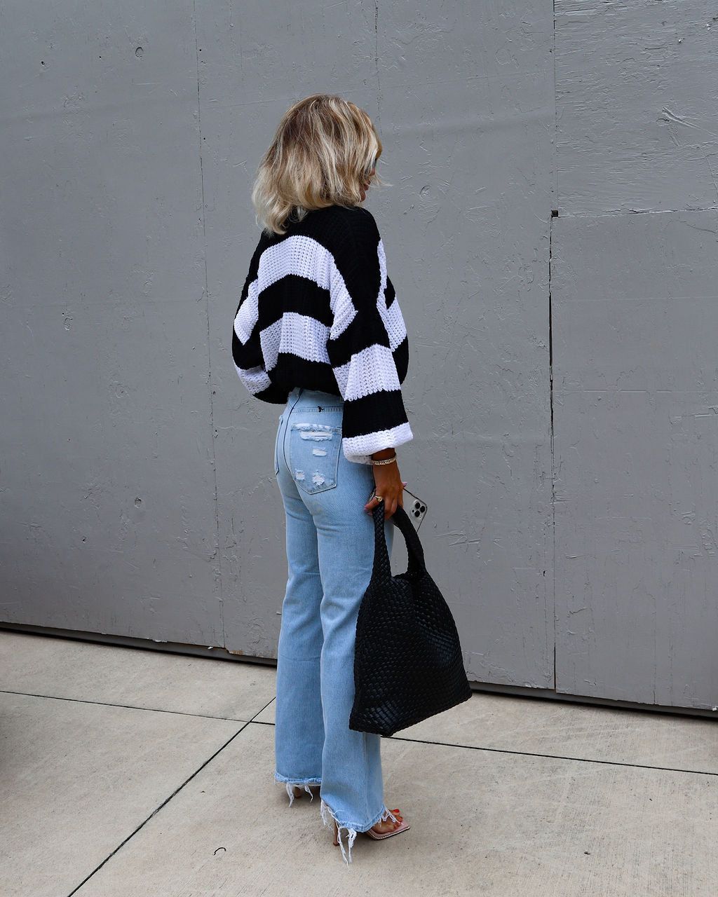 Eveleigh Relaxed Striped Cardigan sold by Vici product image thumbnail 4