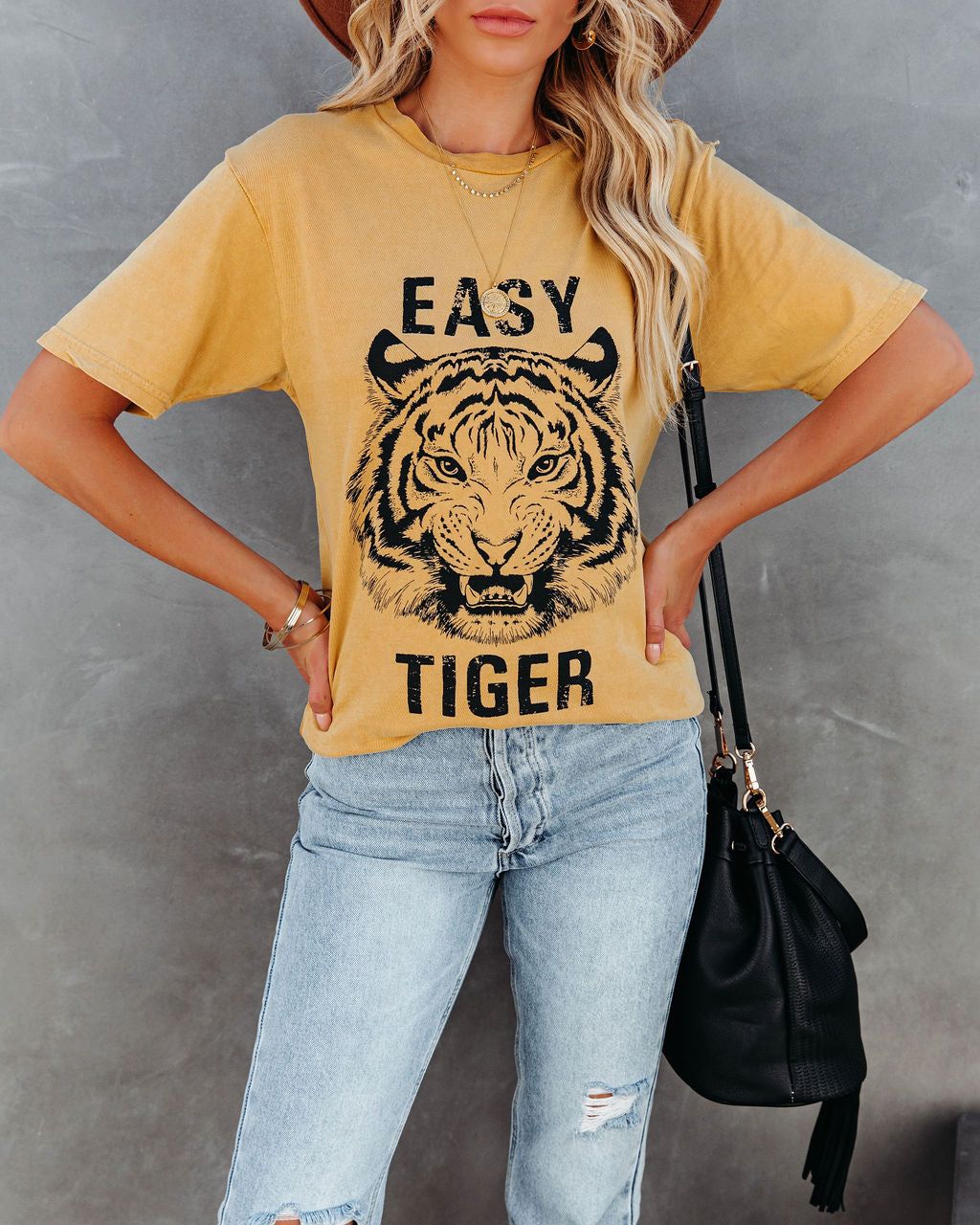 Graphic Cotton Easy Tiger Tee - FINAL SALE sold by Vici product image thumbnail 3
