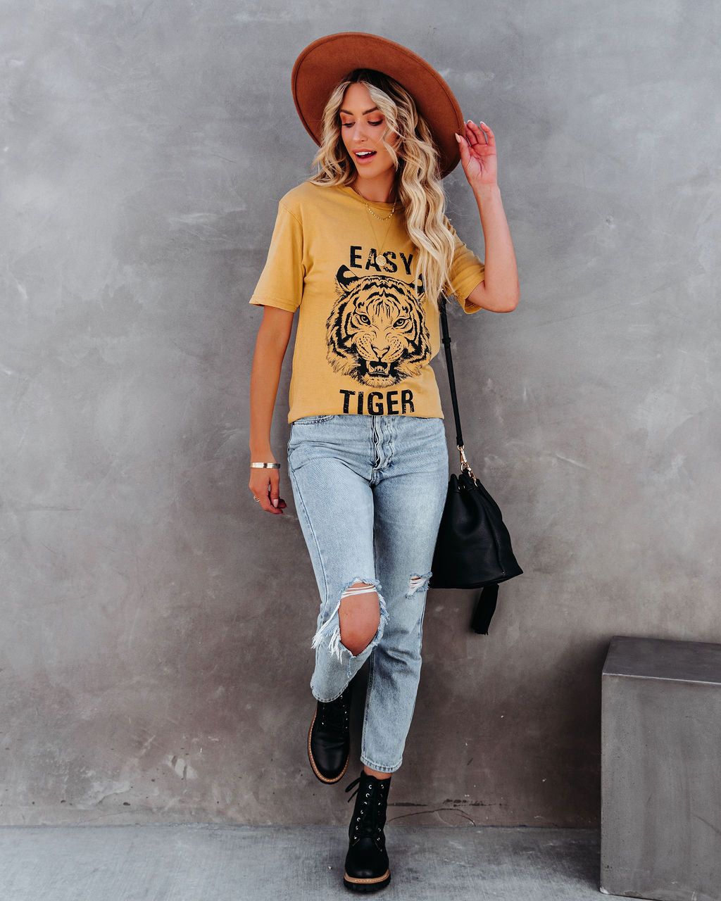 Graphic Cotton Easy Tiger Tee - FINAL SALE sold by Vici product image thumbnail 6