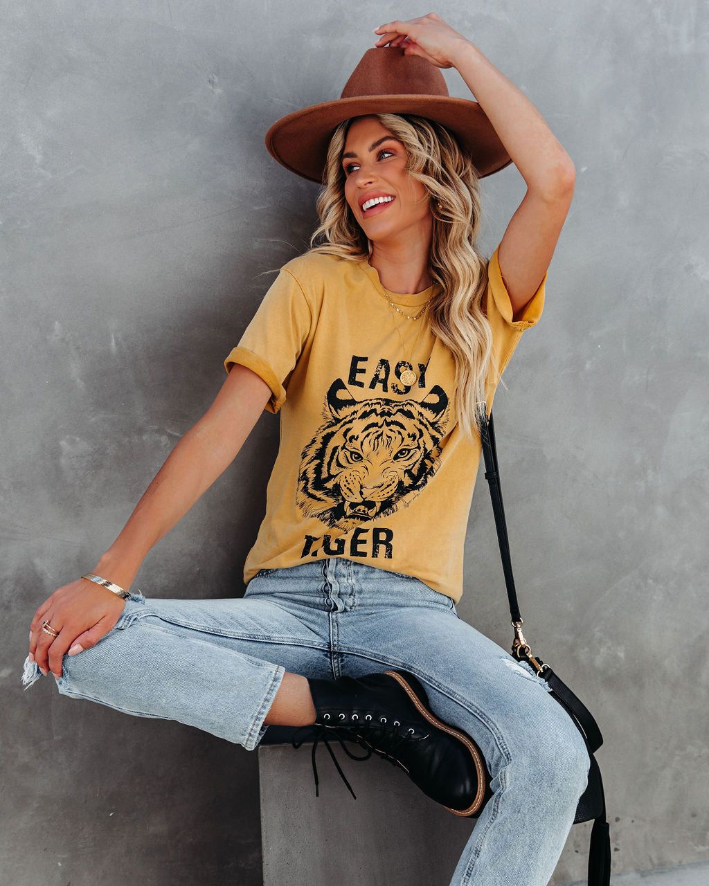 Graphic Cotton Easy Tiger Tee - FINAL SALE sold by Vici product image thumbnail 5