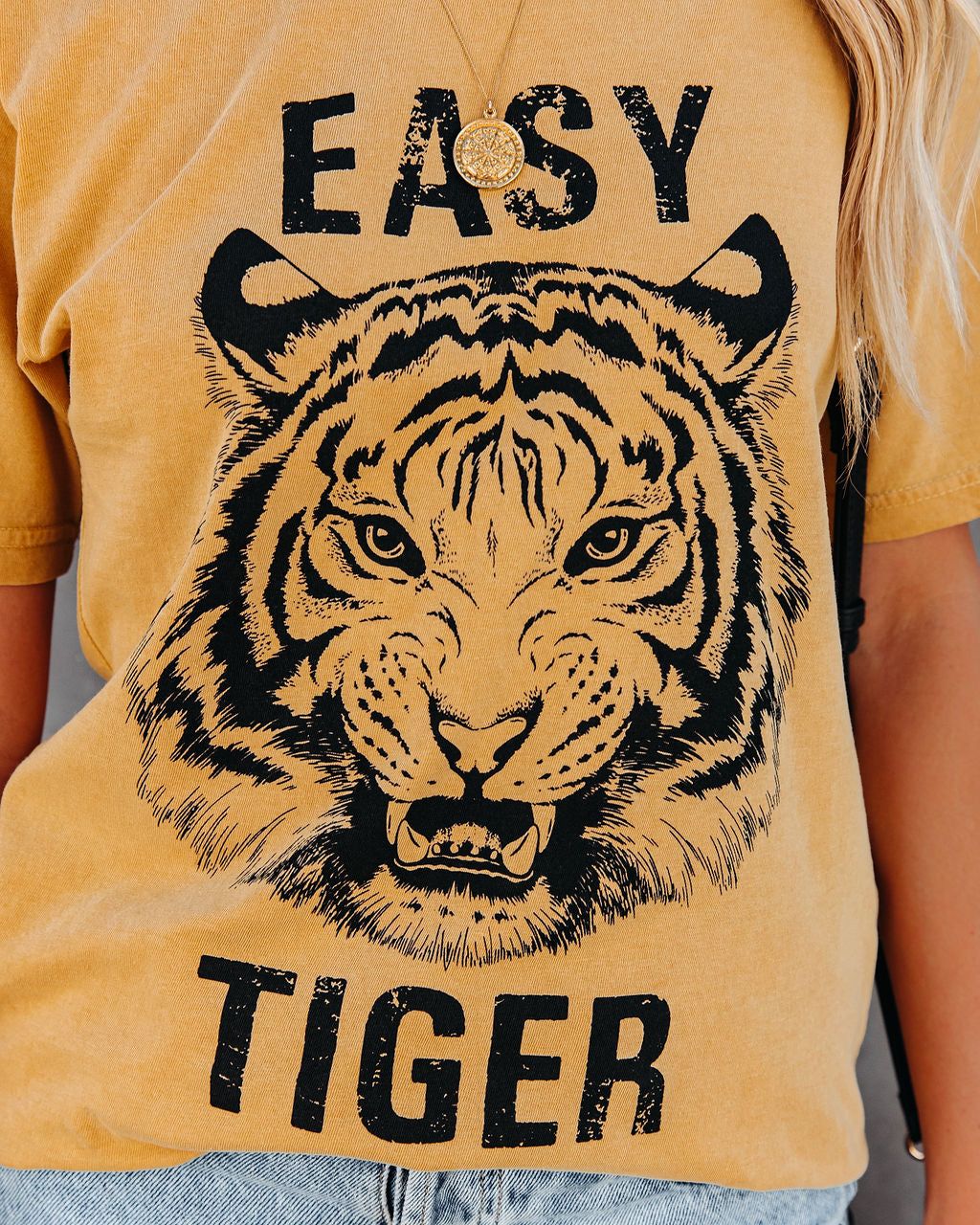 Graphic Cotton Easy Tiger Tee - FINAL SALE sold by Vici product image thumbnail 4