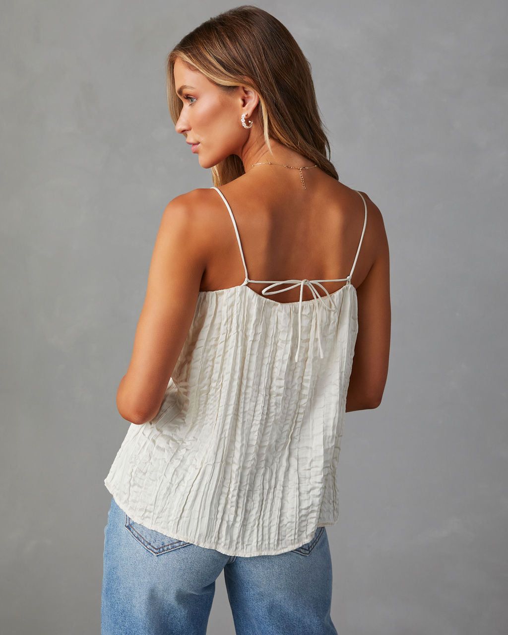 Guianna Crinkle Woven Top sold by Vici product image thumbnail 2