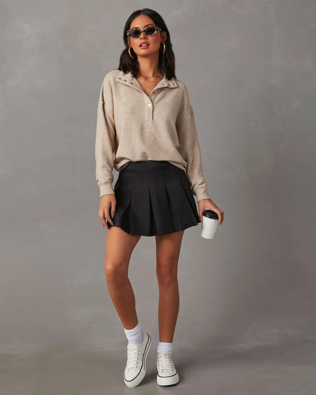 Kinsleigh Collared Pullover Sweater sold by Vici product image thumbnail 5