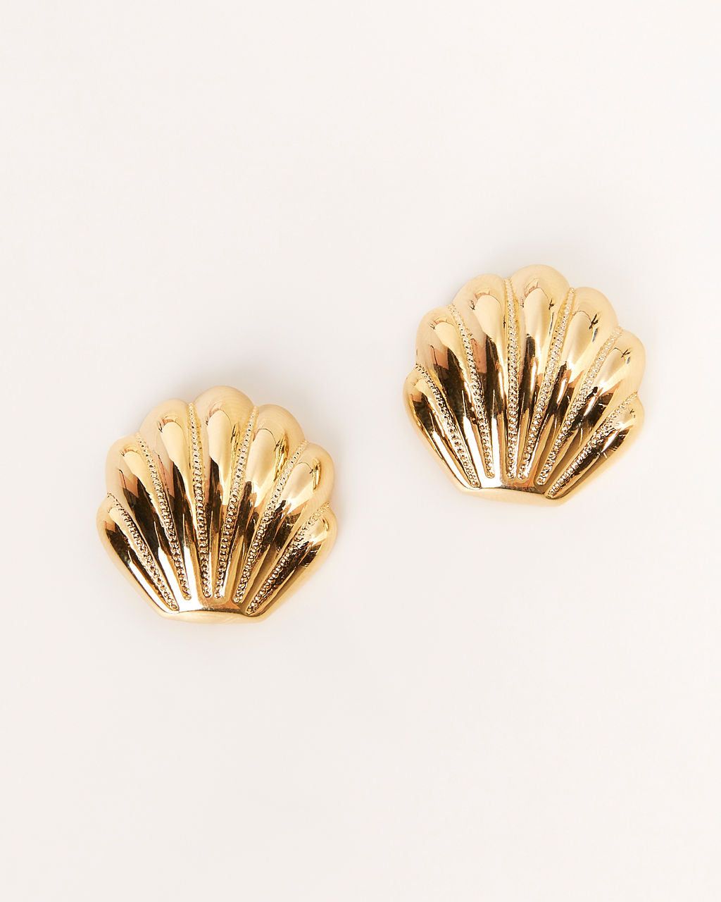 Mariselle Mini Shell Stud Earrings sold by Vici product image thumbnail 2