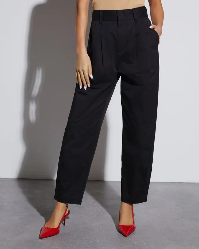 Desta Cotton High Rise Trousers made by Vici