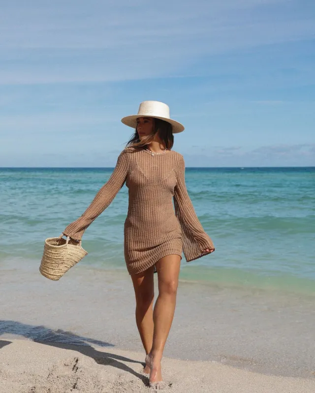 Sandy Day Crochet Coverup Dress - FINAL SALE sold by Vici