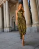 Modern Day Glam Printed One Shoulder Asymmetrical Maxi Dress sold by Vici