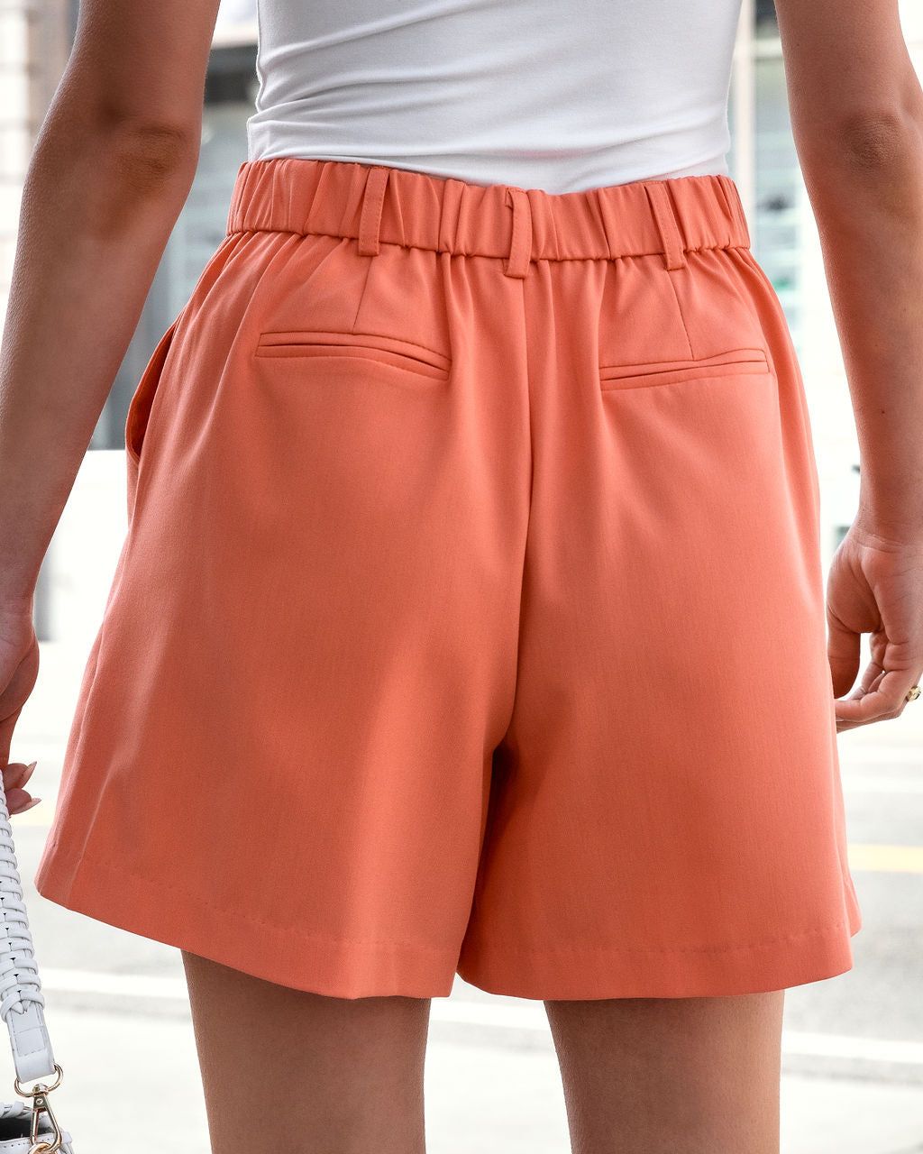 Margot Pocketed Shorts - Orange - FINAL SALE sold by Vici product image thumbnail 4