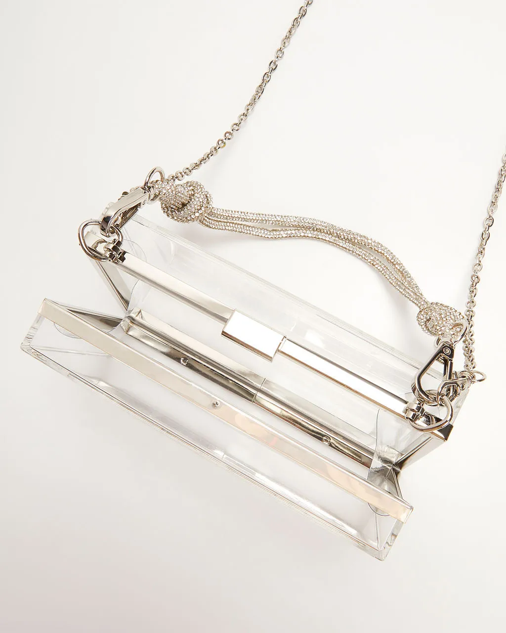 Radiate Diamante Handle Clear Clutch sold by Vici product image thumbnail 4