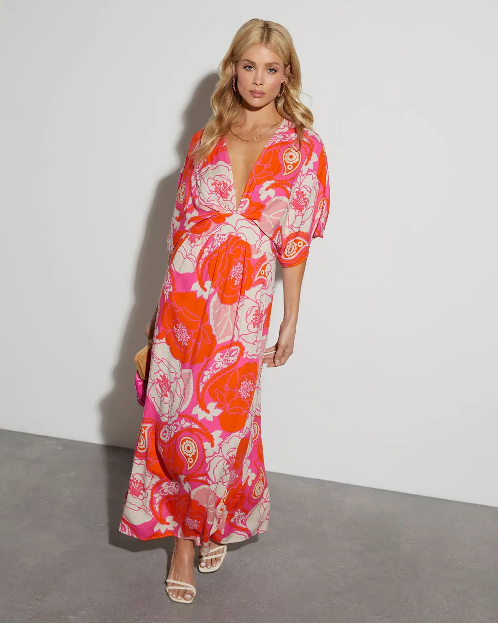 Emery Paisley Maxi Dress sold by Vici product image thumbnail 2