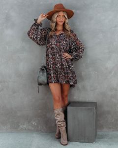 Antica Printed Tiered Babydoll Dress - FINAL SALE sold by Vici