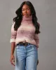 Zoda Ombre Cropped Turtleneck Sweater sold by Vici