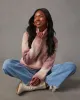 Zoda Ombre Cropped Turtleneck Sweater sold by Vici