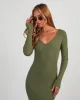 Marcell Long Sleeve Knit Maxi Dress sold by Vici