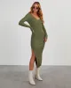 Marcell Long Sleeve Knit Maxi Dress sold by Vici
