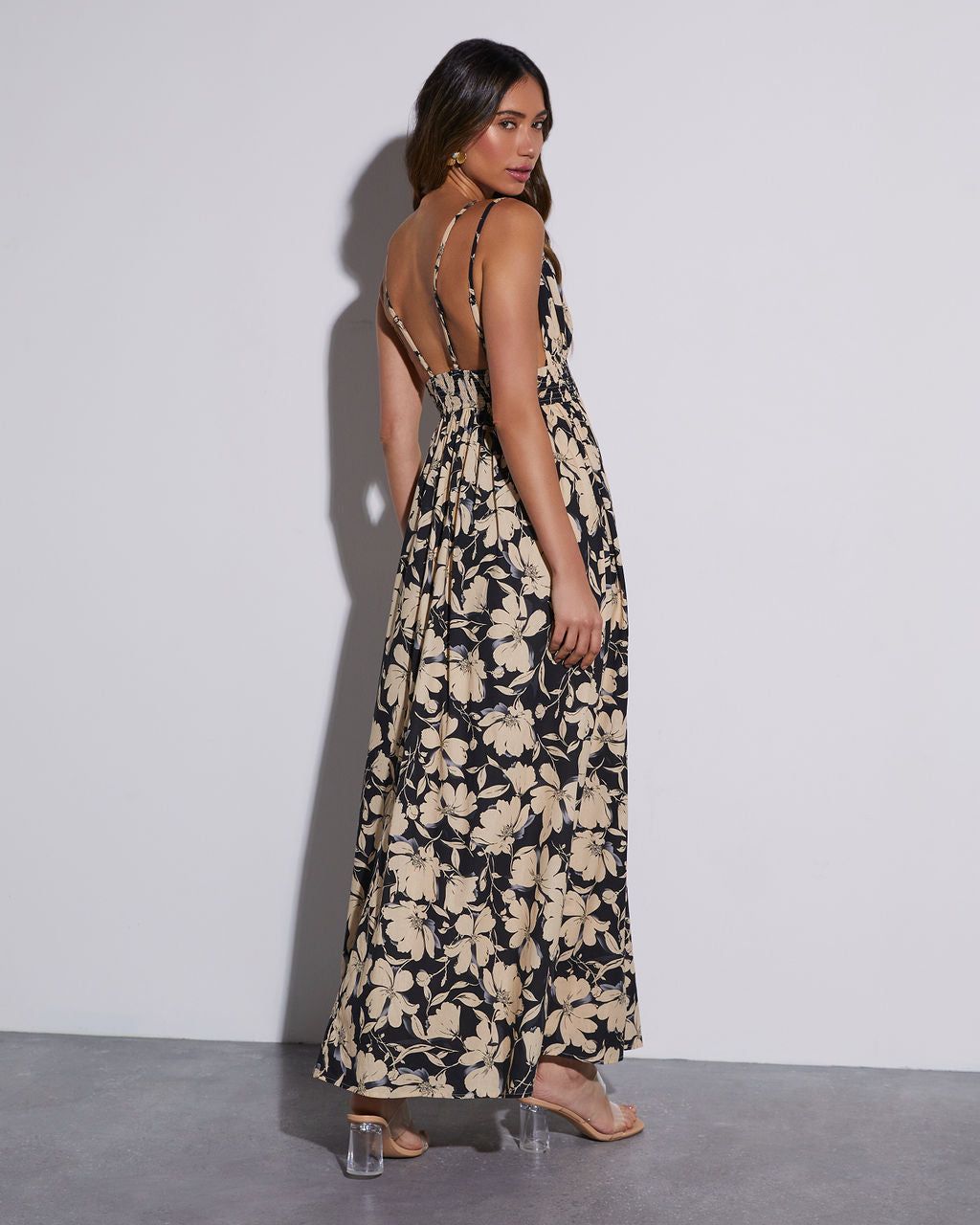 Ethereal Muse V-Neck Floral Maxi Dress sold by Vici product image thumbnail 4
