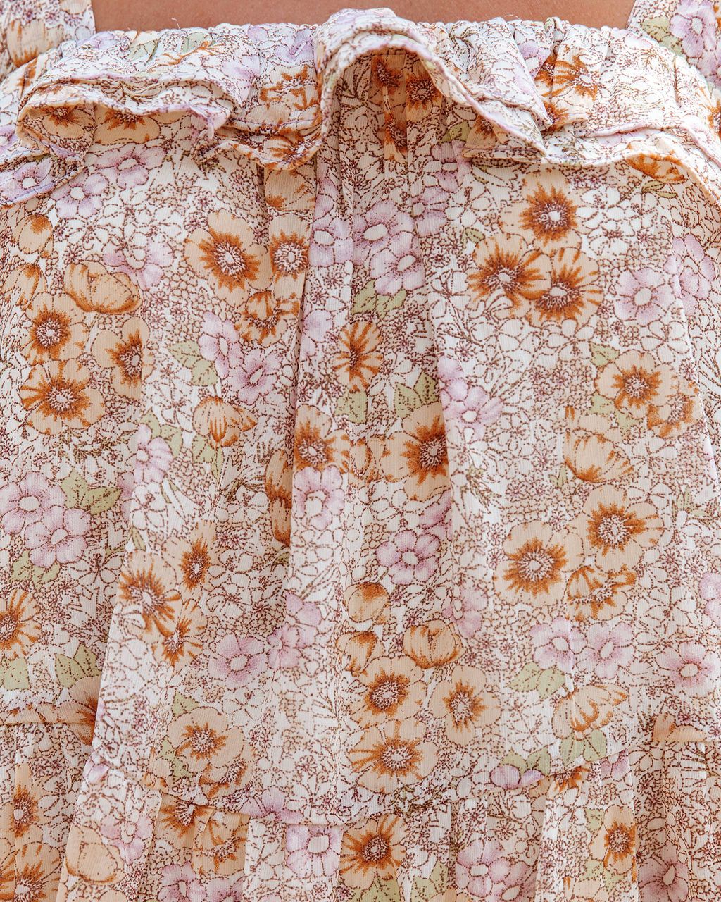 Hallandale Ruffle Tiered Tie Babydoll Dress - FINAL SALE sold by Vici product image thumbnail 4