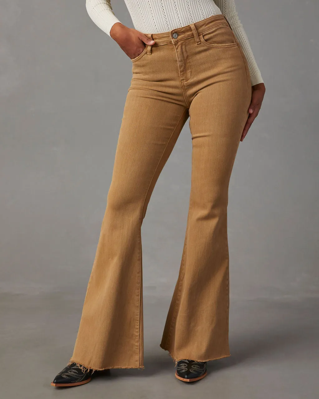 Autumn High Rise Bell Bottom Denim sold by Vici product image thumbnail 5