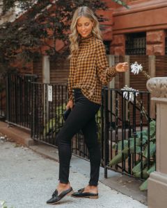 Park West Smocked Gingham Blouse - FINAL SALE sold by Vici