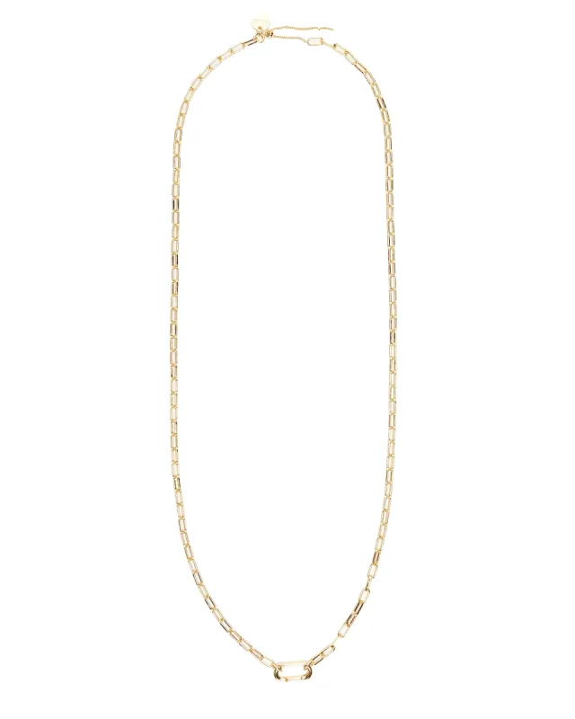 Skinny Hat 14k Plated Chain sold by Vici