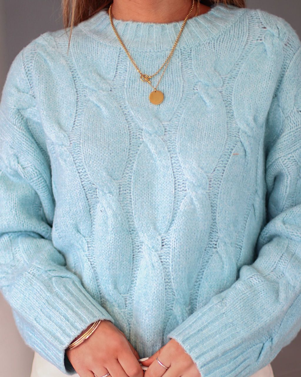 Lucia Cable Knit Sweater sold by Vici product image thumbnail 2