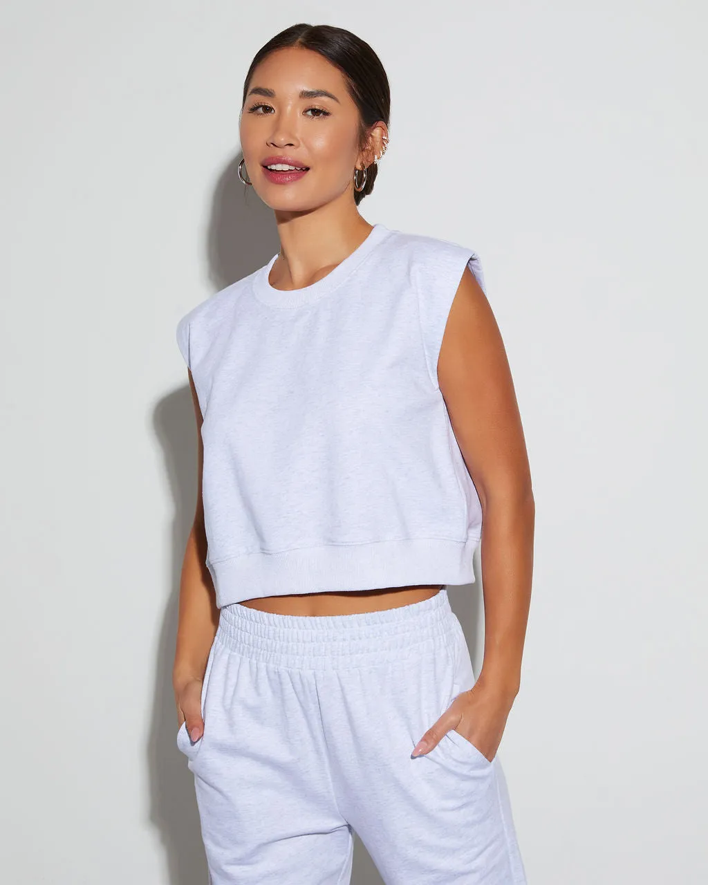 Elevated Chill Cotton Muscle Tee sold by Vici