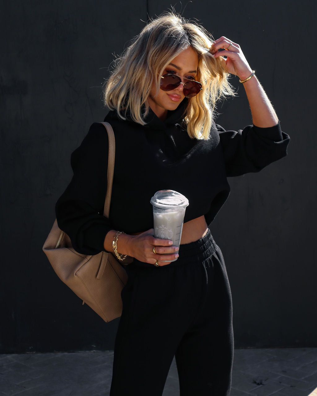 Kiata Scuba Hooded Sweatshirt sold by Vici