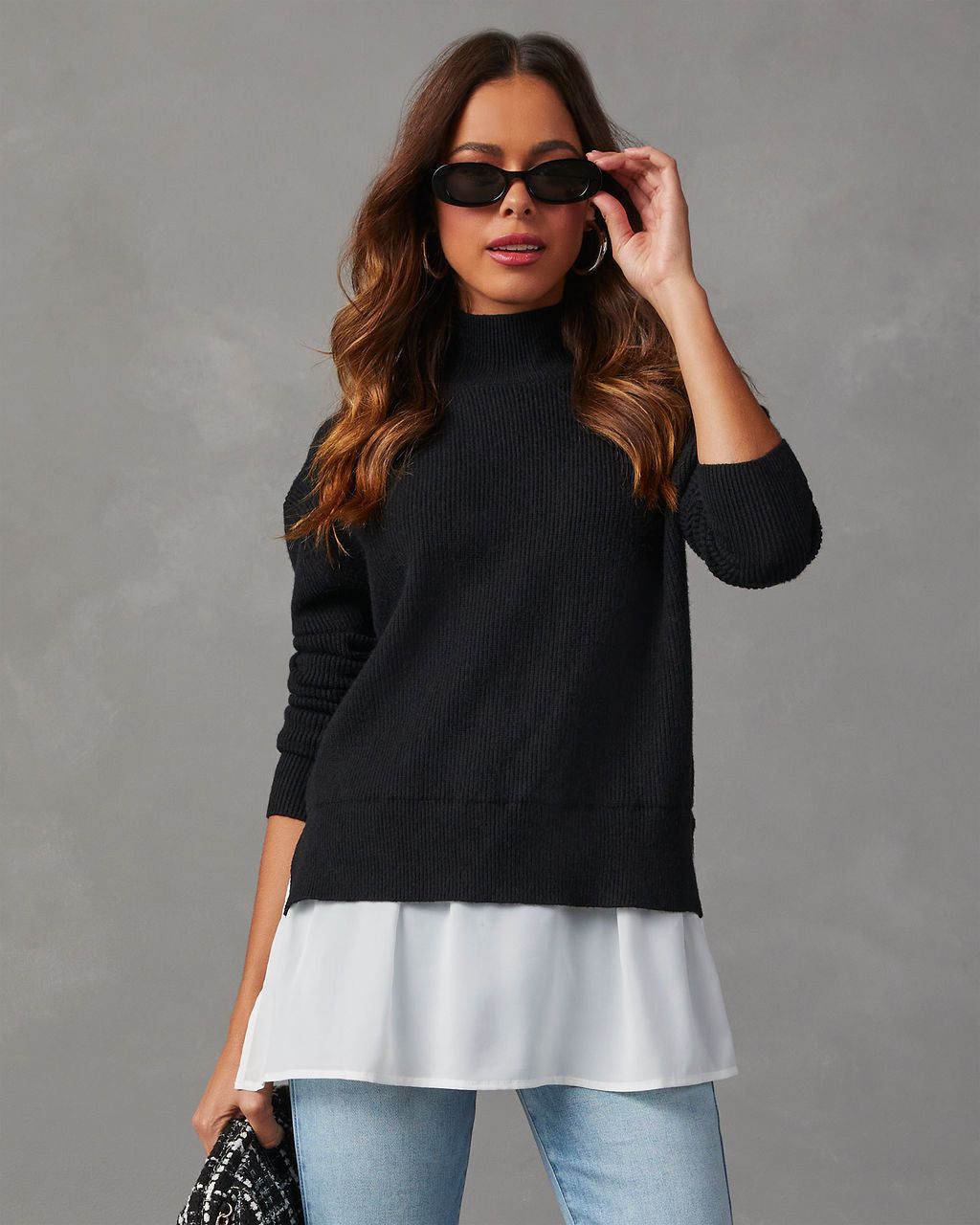 Blaine Sweater - Black sold by Vici