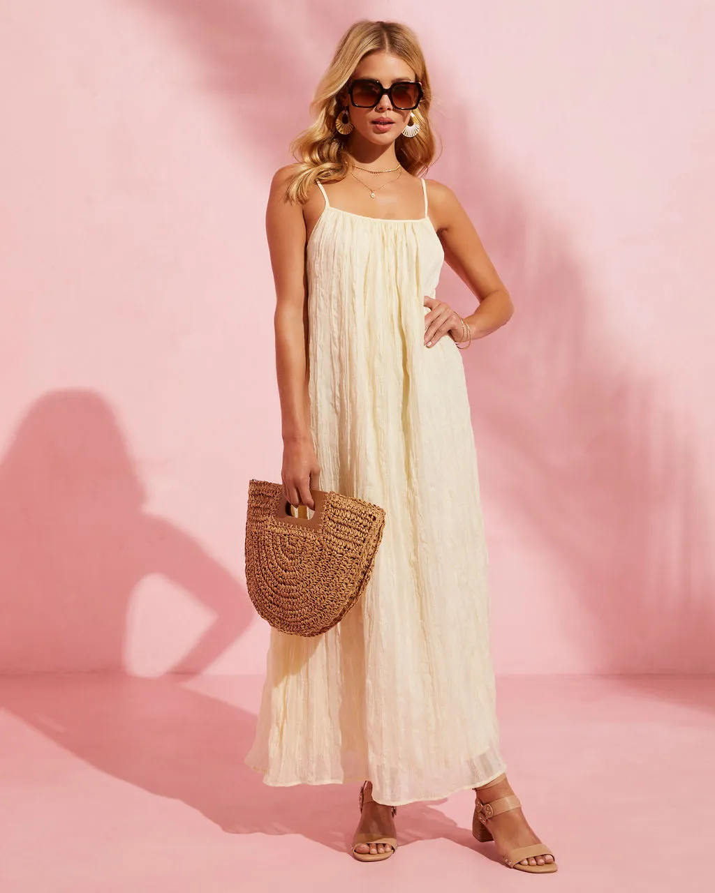 Miya Sleeveless Maxi Dress sold by Vici