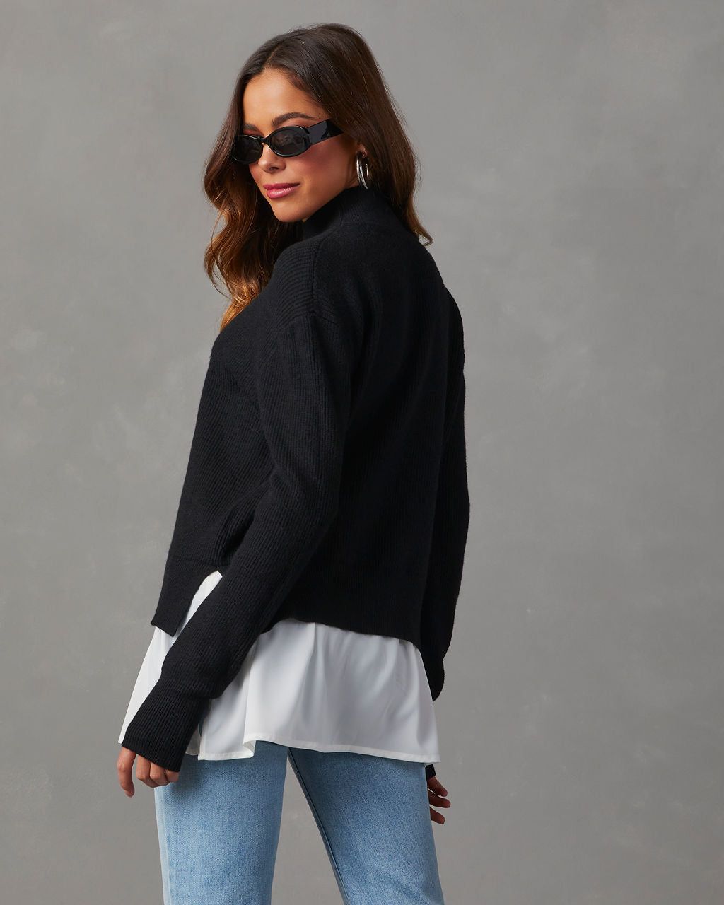 Blaine Sweater - Black sold by Vici product image thumbnail 4