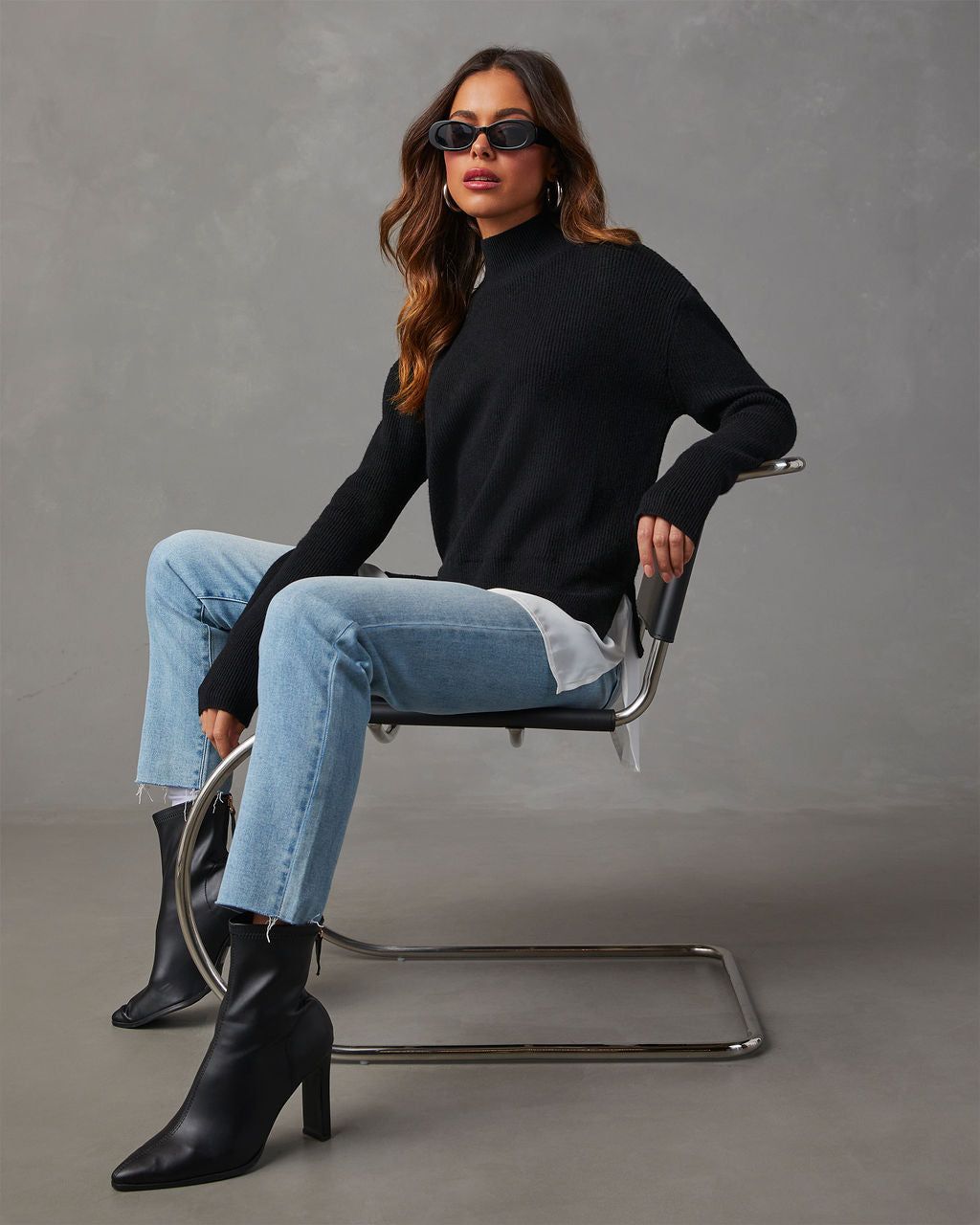 Blaine Sweater - Black sold by Vici product image thumbnail 6